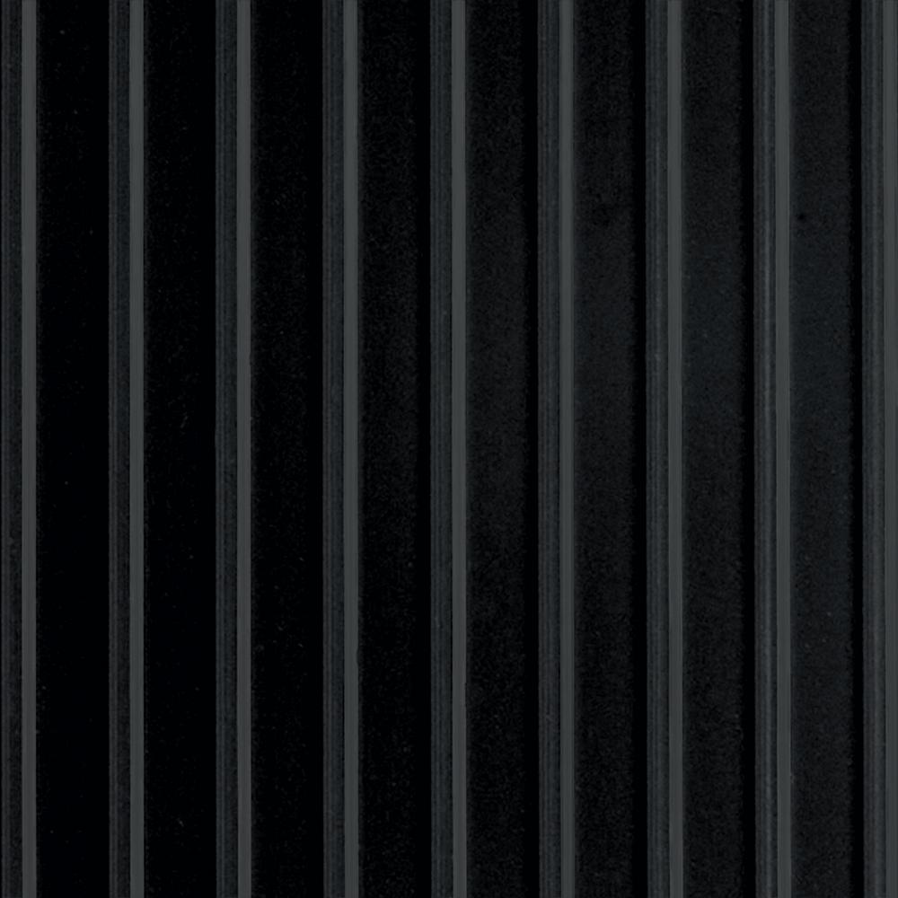 G-Floor Rib 8.5 ft. x 24 ft. Midnight Black Vinyl Garage Flooring Cover and Protector