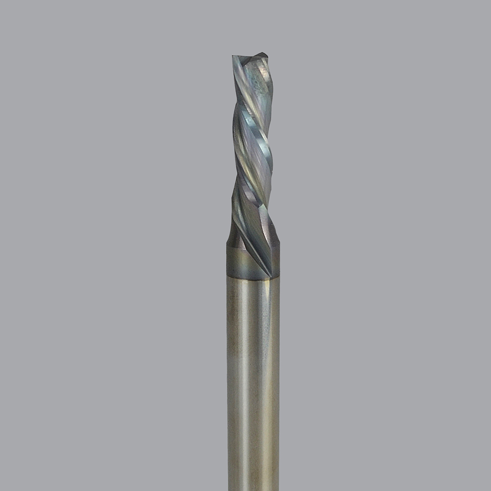 Onsrud 54-211 Solid Carbide router 3FL 3/16 x 5/8 x 2-1/2 OAL For Composite, Fiberglass, 1/4 Shank, Fet2 Coated