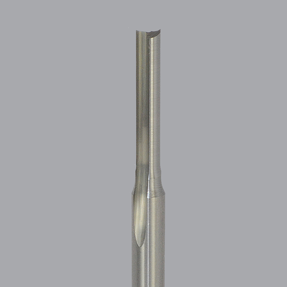 Onsrud 56-620 Solid Carbide router 2FL 3/16 x 1/1 x 4 OAL For Soft Plastic, Hard Plastic, 1/4 Shank