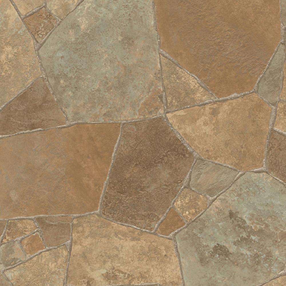 IVC Princeton Stone Residential Vinyl Sheet, Sold by 13.2 ft. Wide x Custom Length