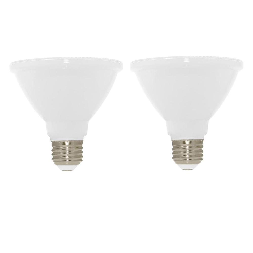 Euri Lighting 75W Equivalent Soft White PAR30 Short Neck Dimmable LED CEC-Certified Light Bulb (2-Pack)