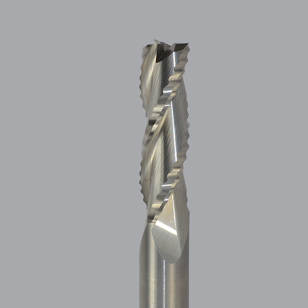 Onsrud 60-007 Solid Carbide rougher router 3FL 1/2 x 1-5/8 x 4 OAL For Soft Wood, Hard Wood, Wood Composites, Hard Plastic, Soft Plastic, 1/2 Shank