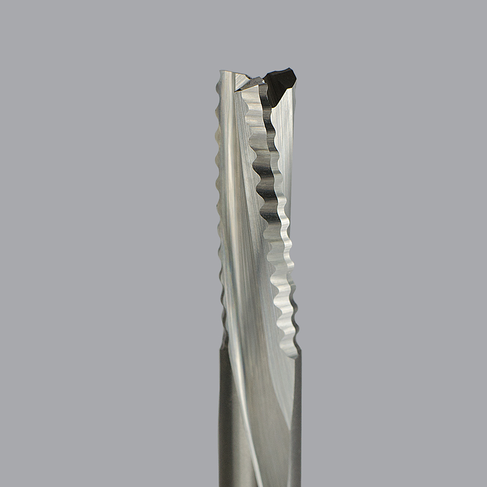 Onsrud 60-038 Solid Carbide rougher router 3FL 3/8 x 1-1/8 x 3-1/2 OAL For Soft Wood, Hard Wood, Wood Composites, Hard Plastic, Soft Plastic, 3/8 Shank