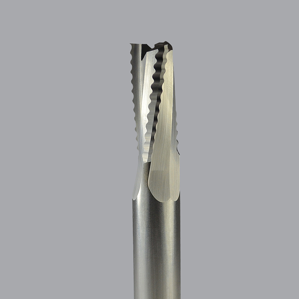 Onsrud 60-051 Solid Carbide rougher router 3FL 1/2 x 1-5/8 x 4 OAL For Soft Wood, Hard Wood, Wood Composites, Hard Plastic, Soft Plastic, 1/2 Shank