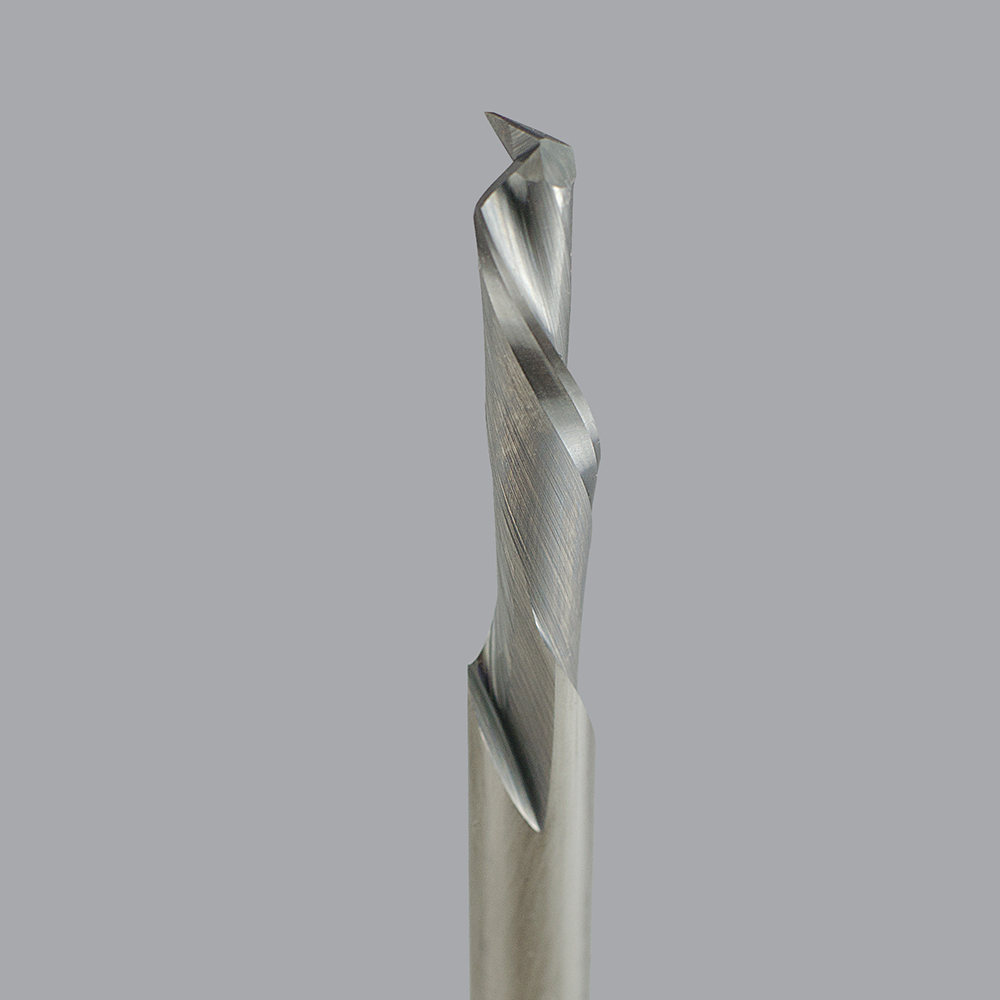 Onsrud 60-111MW Solid Carbide router 1FL 1/4 x 7/8 x 2-1/2 OAL For Double-Sided Laminated and Veneered Wood Composites, 1/4 Shank