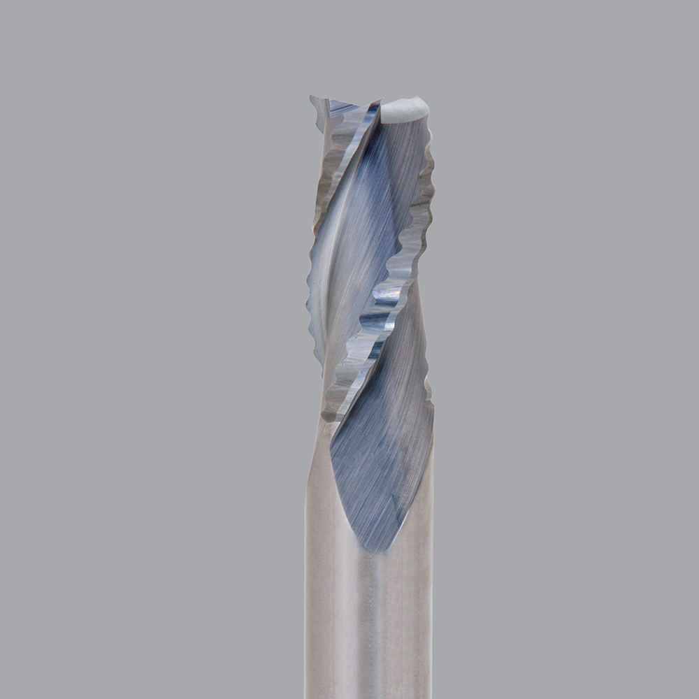 Onsrud 60-901 Solid Carbide rougher router 3FL 3/8 x 1-1/8 x 3 OAL For Soft Wood, Hard Wood, Wood Composites, 3/8 Shank