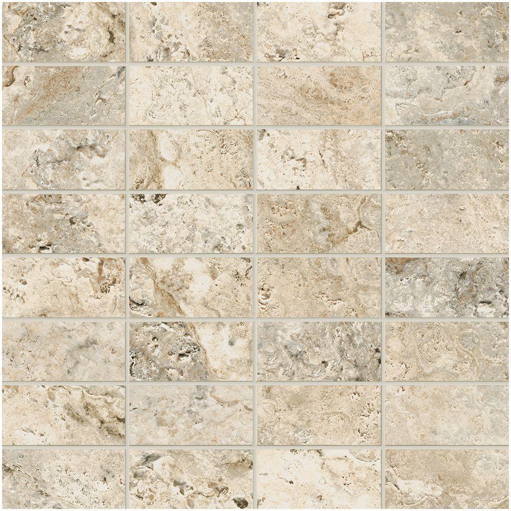 Marazzi Travisano Trevi 12 in. x 12 in. x 8 mm Porcelain Mosaic Floor and Wall Tile (0.969 sq. ft. / piece)