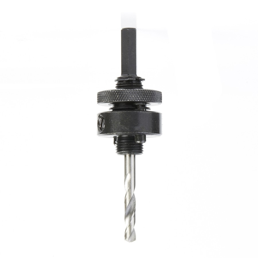 Timberline 602-338 Bi-Metal Hole Saw Mandrels 3/8 Chuck x 3/8″ Hex Shank for 1-1/4 – 6 Saw Hole Size