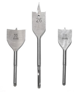 Timberline 604-100 Spade Bit with Spur 1/4 Dia x 6″ Long