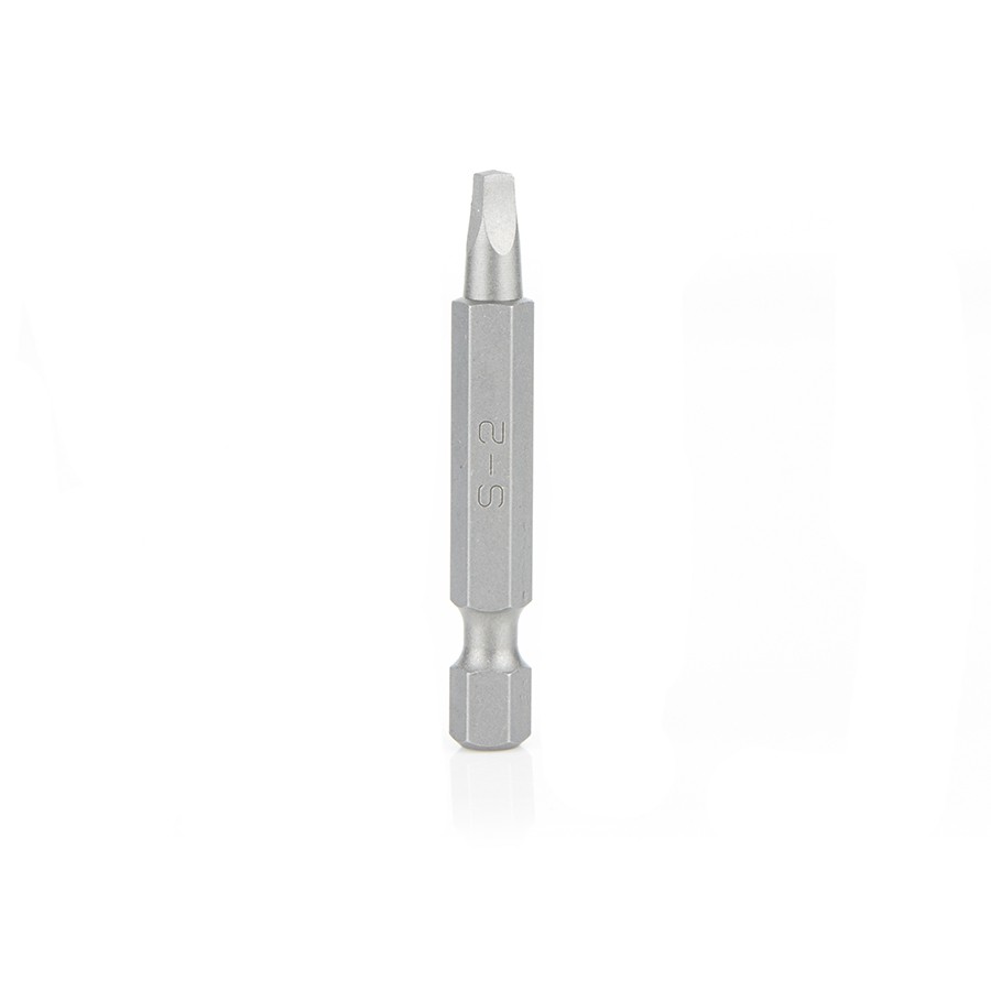 Timberline 608-652 Square Screw Bit Tip for Screw Size #2, 2″ Long