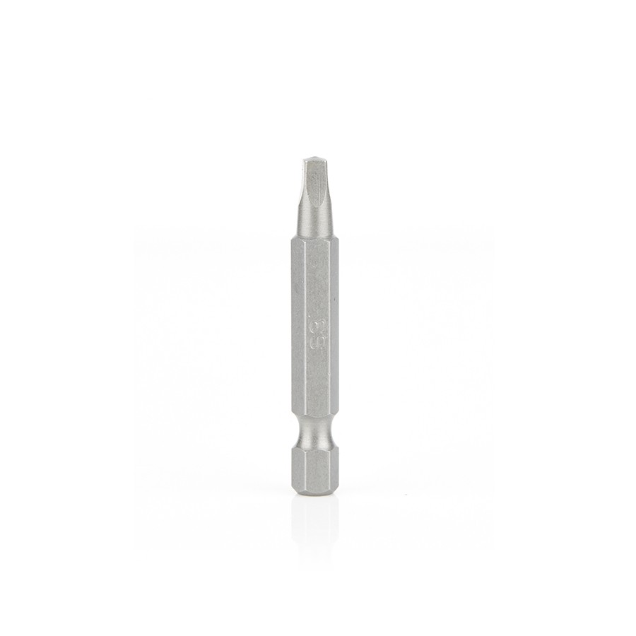 Timberline 608-654 Square Screw Bit Tip for Screw Size #3, 2″ Long