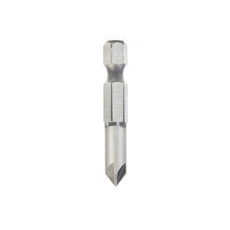 Timberline 608-760 82 Deg High-Speed Steel Countersink 1/4 Dia x 1/4″ Hex Shank