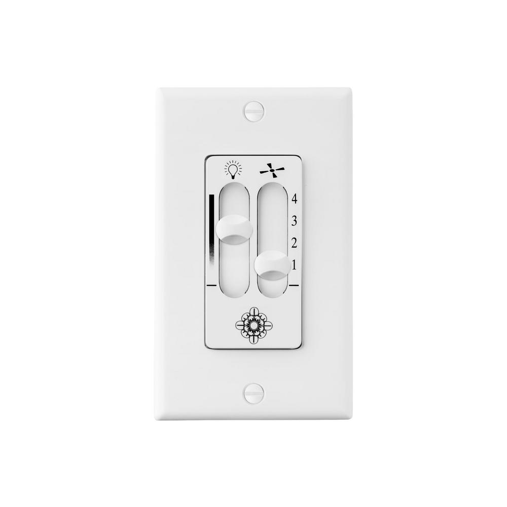 White Wall Fan Switch