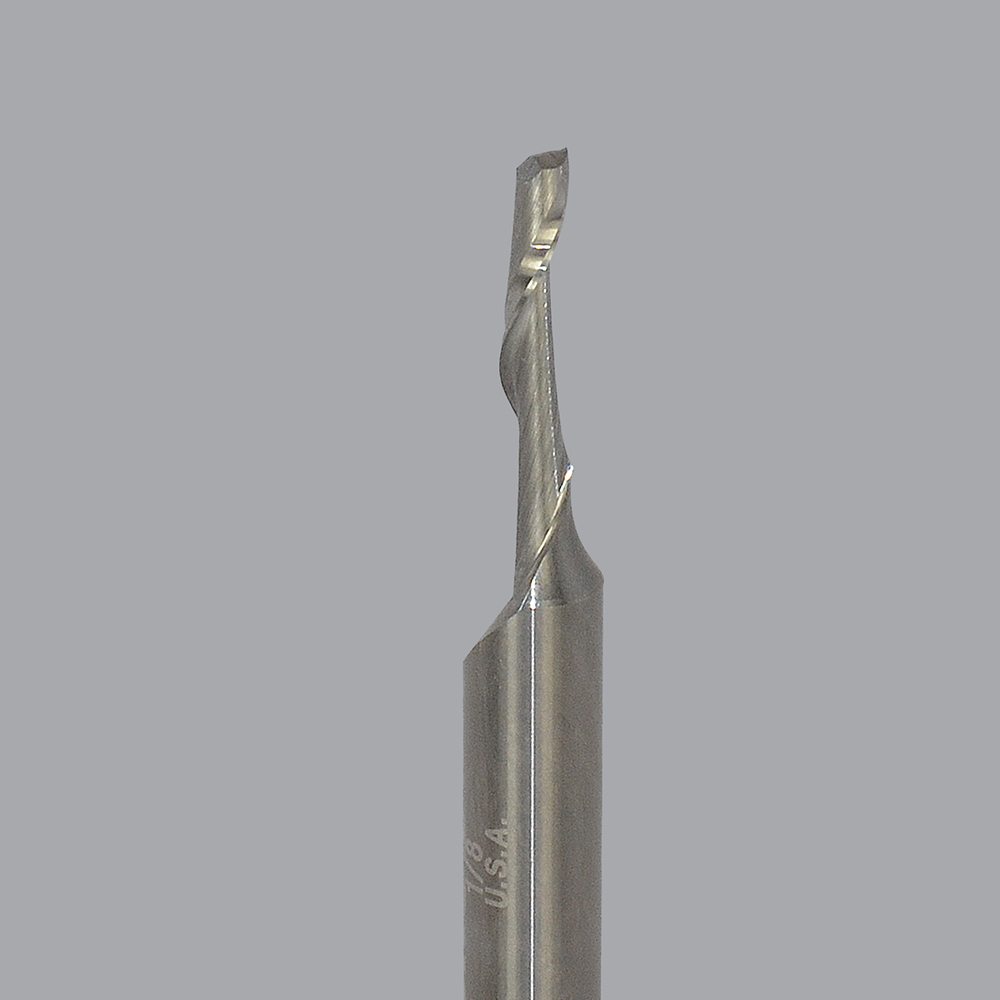 Onsrud 63-240 Solid Carbide router 1FL 1/8 x 1/2 x 2 OAL For Soft Wood, Hard Wood, Wood Composites, 1/4 Shank