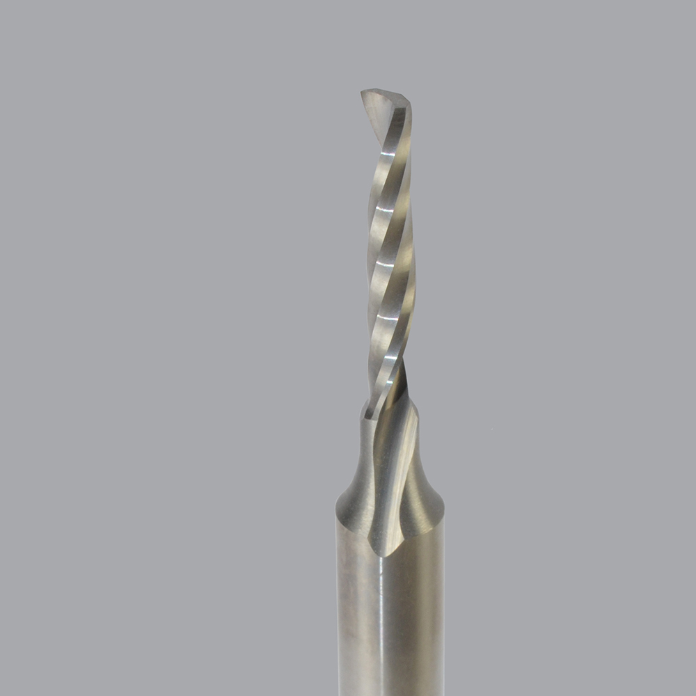 Onsrud 63-707 Solid Carbide router 1FL 1/8 x 3/4 x 2-1/2 OAL For Hard Plastic, Solid Surface, 1/4 Shank
