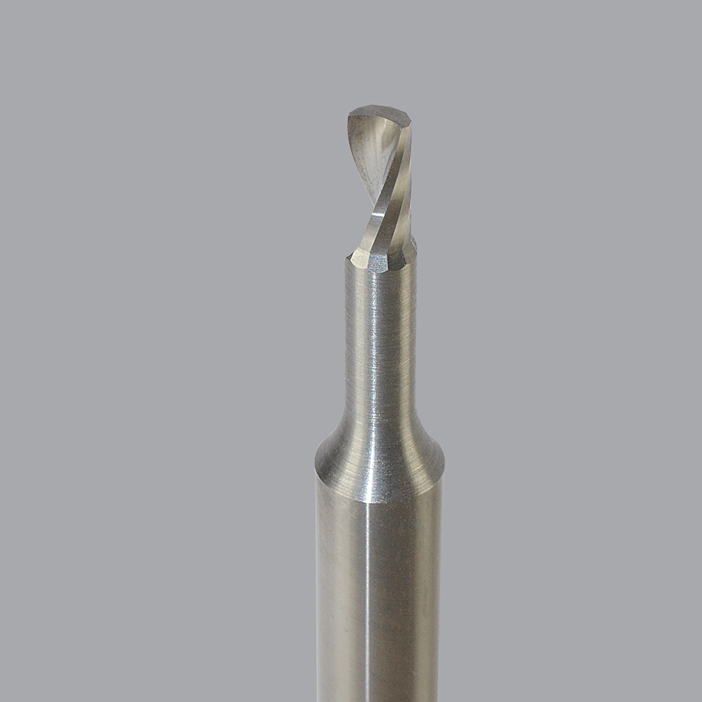 Onsrud 63-710 Solid Carbide router 1FL 1/8 x 1/4 x 2 OAL For Hard Plastic, Solid Surface, 1/4 Shank