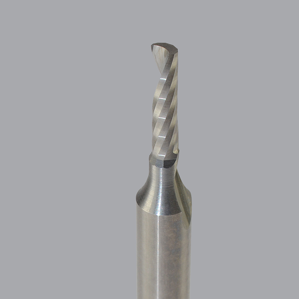 Onsrud 63-717 Solid Carbide router 1FL 3/16 x 3/8 x 2 OAL For Hard Plastic, Solid Surface, 1/4 Shank