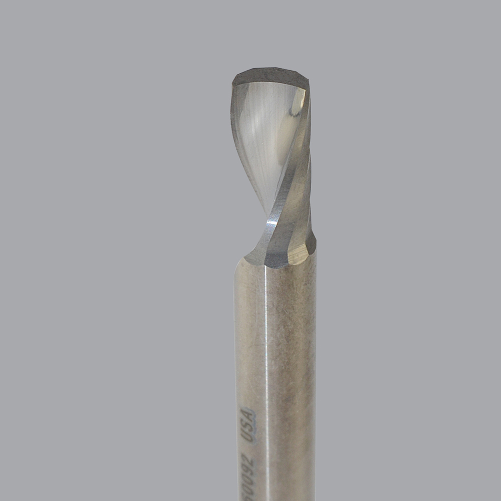 Onsrud 63-719 Solid Carbide router 1FL 3/16 x 5/8 x 2 OAL For Hard Plastic, Solid Surface, 3/16 Shank