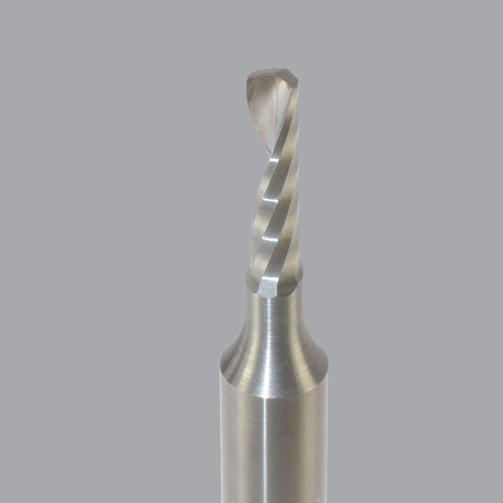 Onsrud 63-743 Solid Carbide router 1FL 1/8 x 1/2 x 2 OAL For Hard Plastic, Solid Surface, 1/4 Shank