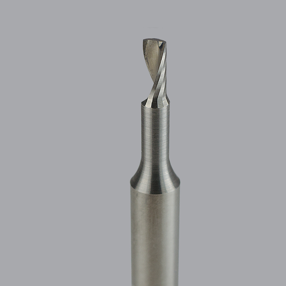 Onsrud 63-760 Solid Carbide router 1FL 1/8 x 1/4 x 2 OAL For Soft Plastic, Solid Surface, 1/4 Shank