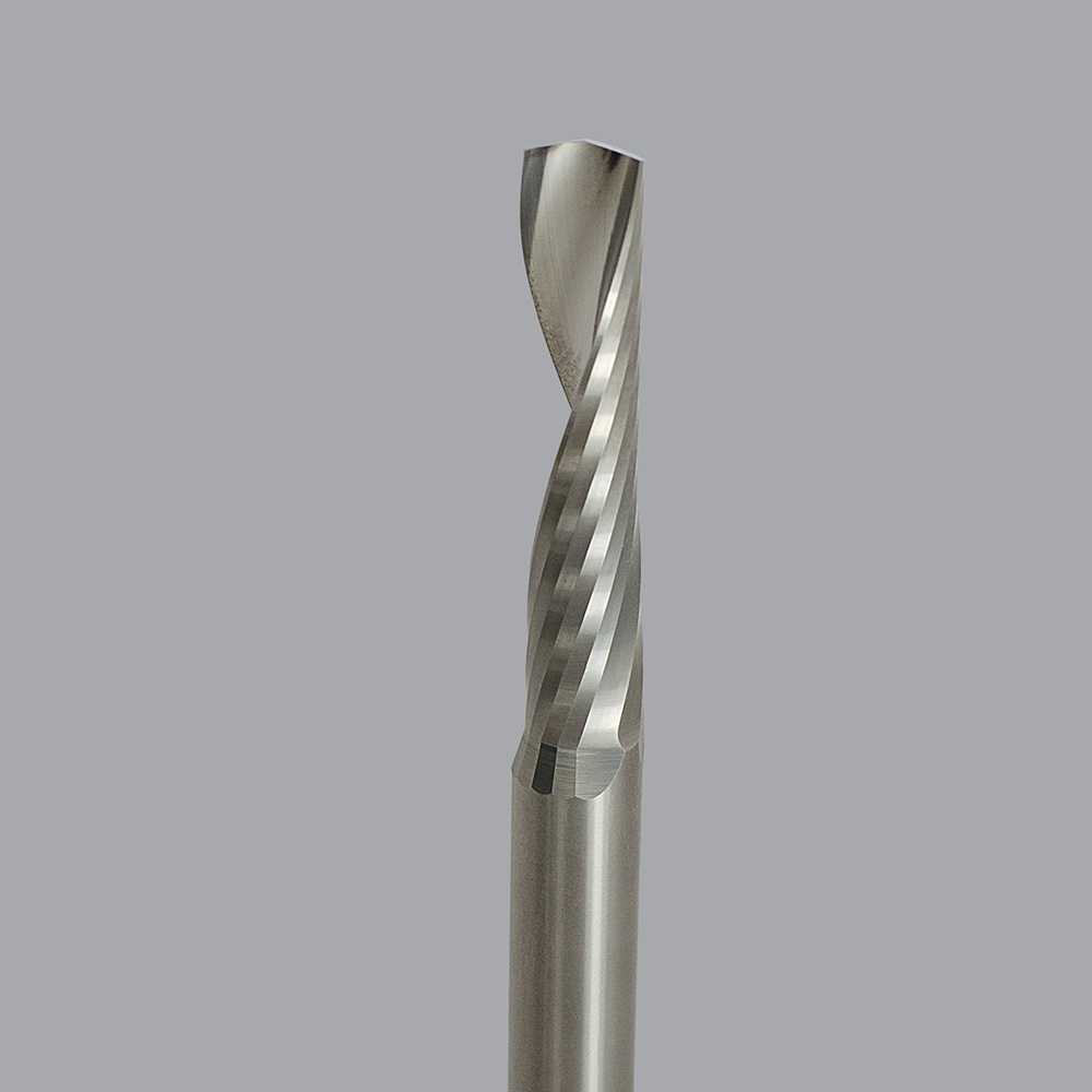 Onsrud 63-795 Solid Carbide router 1FL 3/8 x 1-5/8 x 3-1/2 OAL For Soft Plastic, Solid Surface, 3/8 Shank