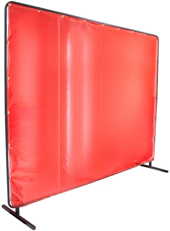 Black Stallion Welding Screen 6X6 - Orange Vinyl 64-5186