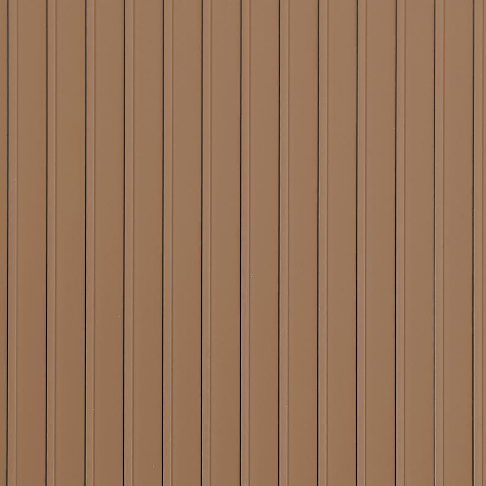 G-Floor Rib 7.5 ft x 17 ft Sandstone Vinyl Garage Flooring Cover and Protector