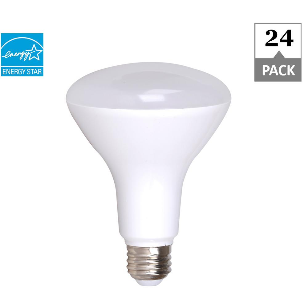 Simply Conserve 65-Watt Equivalent R30 Dimmable Quick Install Contractor Pack LED Light Bulb in Soft White (24-Pack)