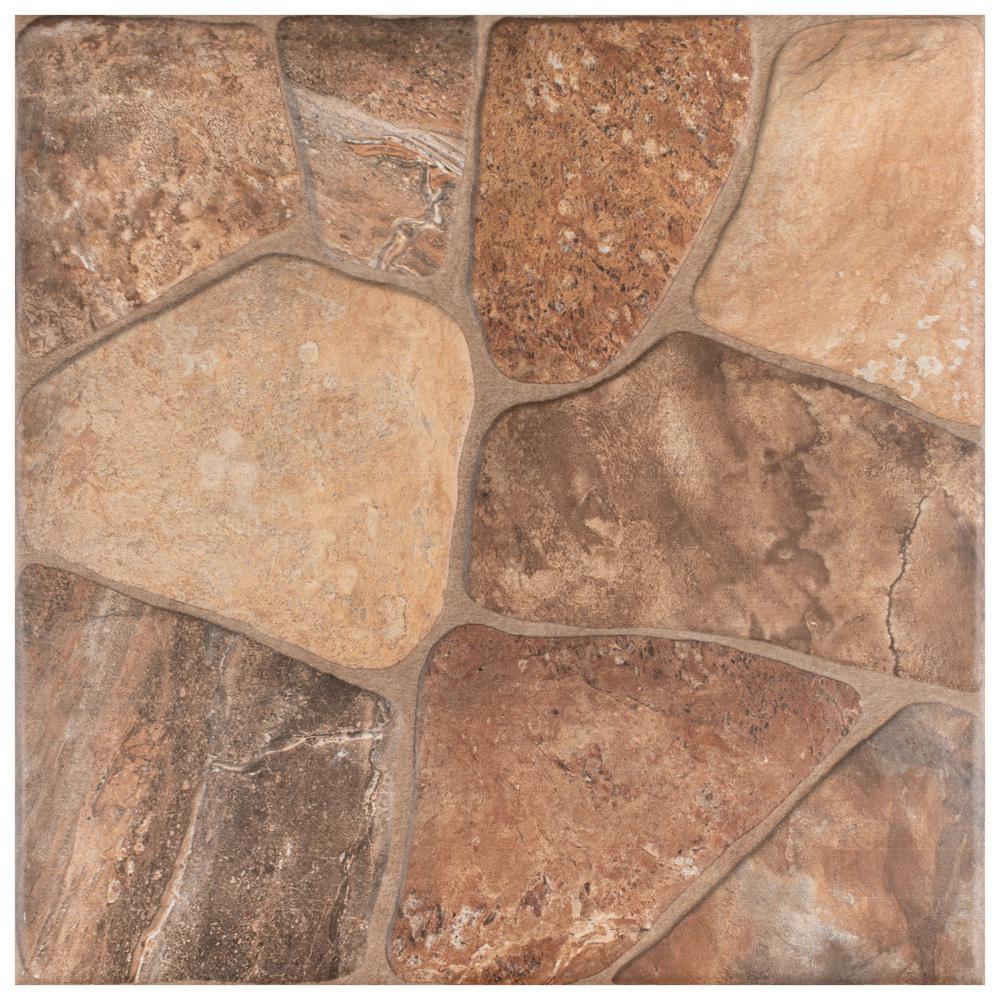 Merola Tile Lyon Caliza 17-3/4 in. x 17-3/4 in. Ceramic Floor and Wall Tile (18 sq. ft. / case)
