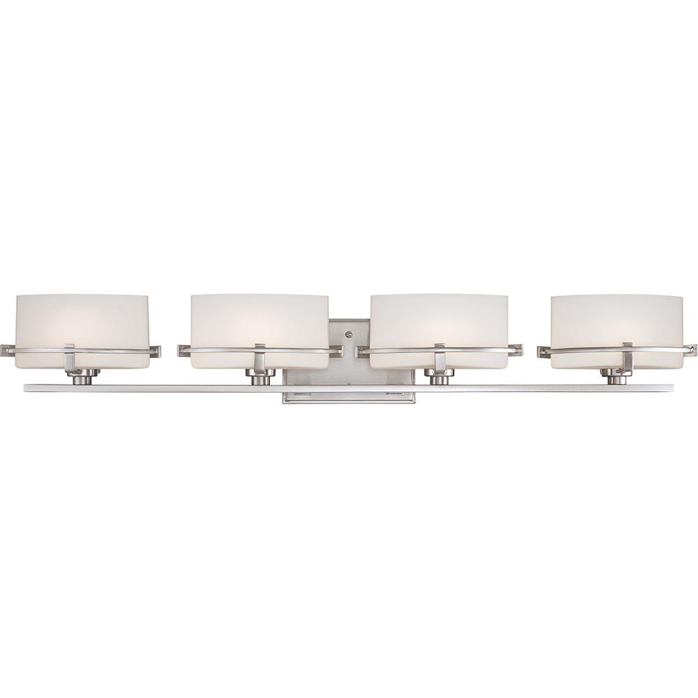 Nolan 4-Light Brushed Nickel Vanity Light