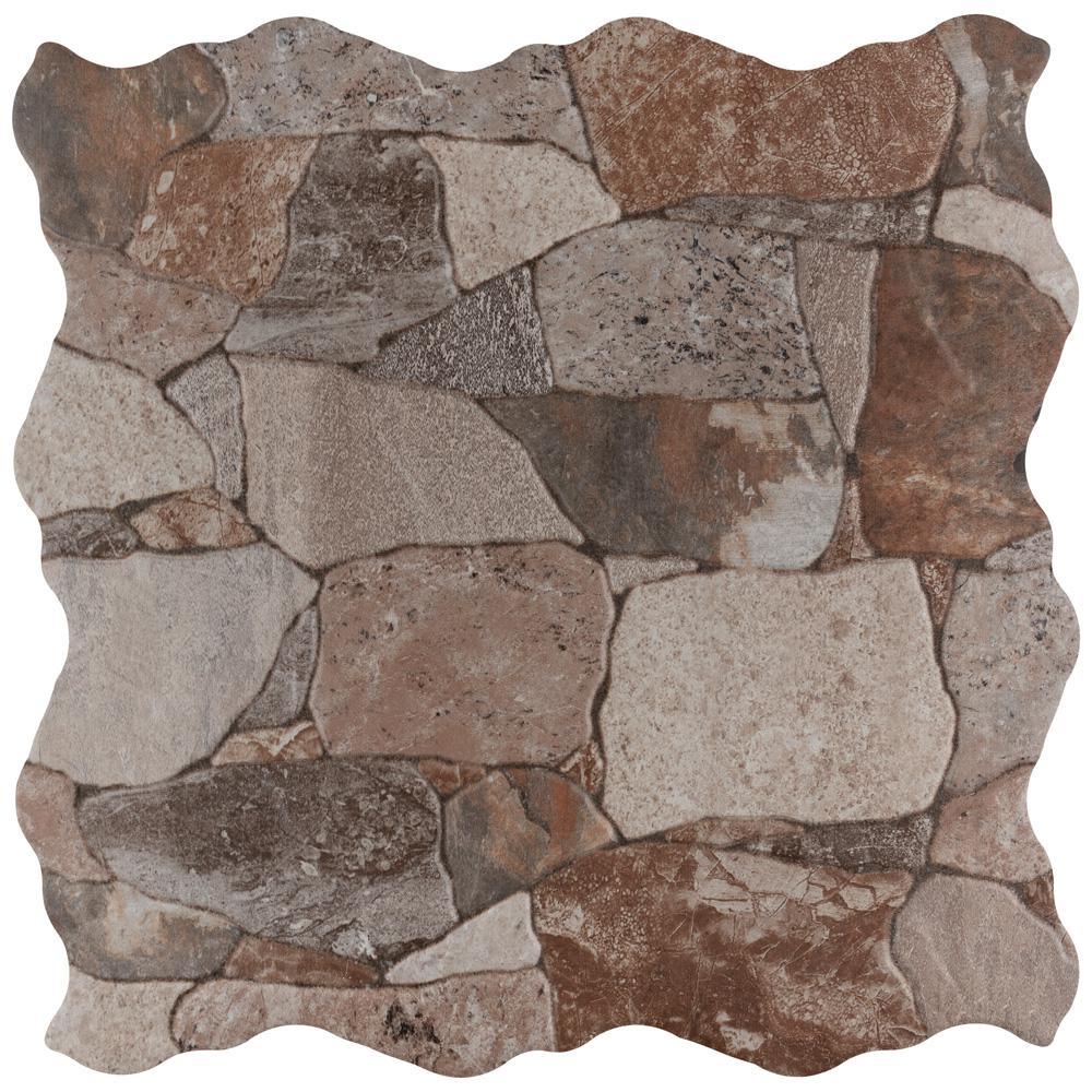 Merola Tile Attica Gris 16-7/8 in. x 16-7/8 in. Ceramic Floor and Wall Tile (14.15 sq. ft. / case)