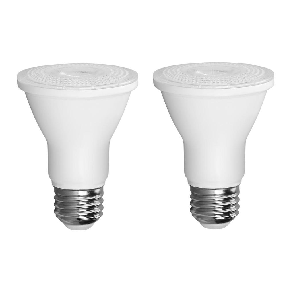 Euri Lighting 50-Watt Equivalent PAR20 Dimmable LED Light Bulb (2-Pack)