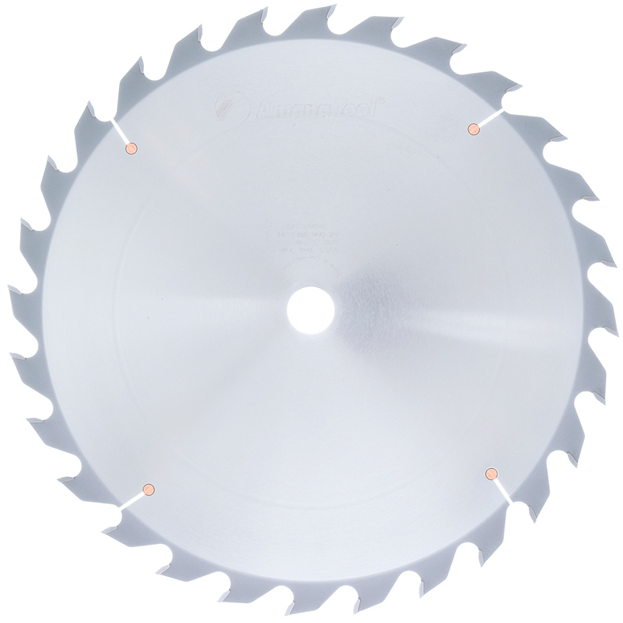 Amana 714280 Carbide Tipped Heavy-Duty Ripping 14 Inch Dia x 28T FT, 18 Deg, 1 Inch Bore