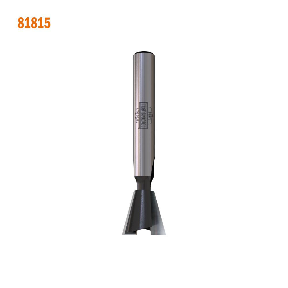 Cmt Contractor® Dovetail Bit D=3/8”X3/8” A=9° S=1/4”