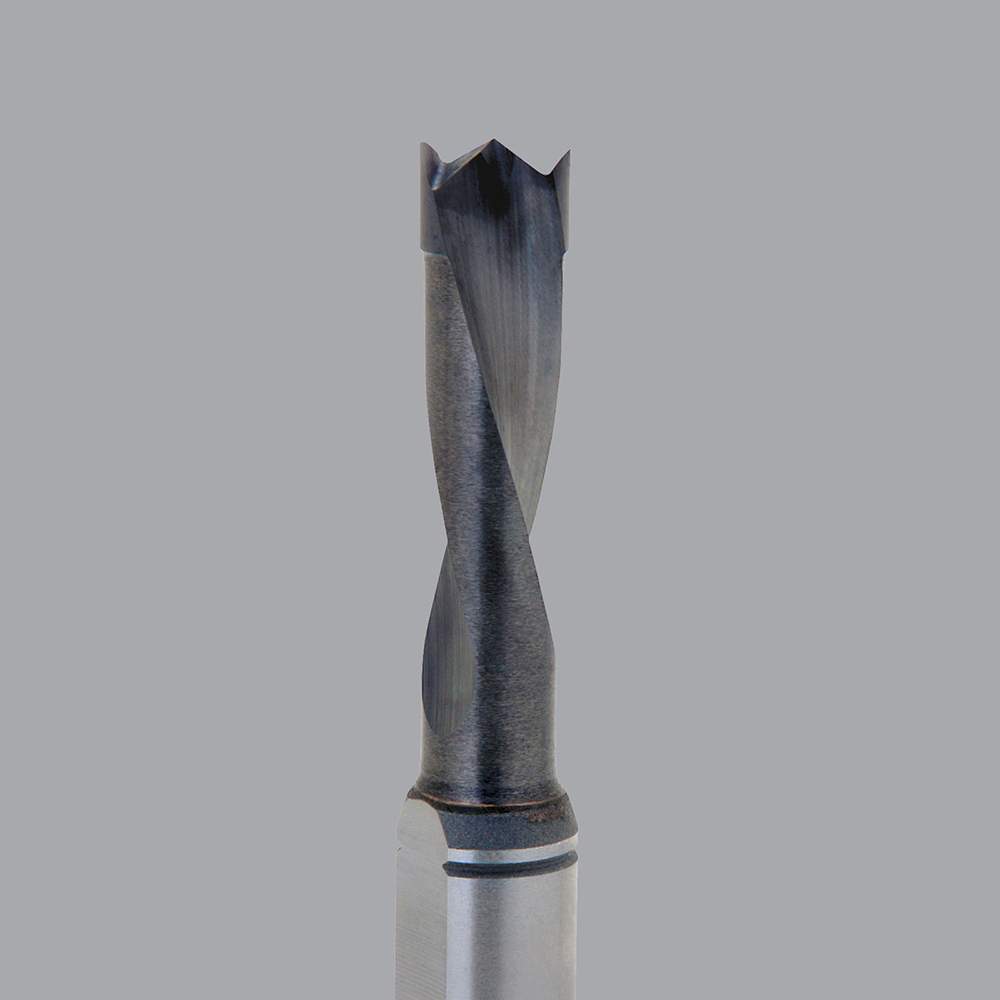 Onsrud 72-014 Solid Carbide boring bit 2FL LH 8.00 mm x 30.00 mm x 57.00 mm OAL For Soft Wood, Hard Wood, Wood Composite, Laminated Wood, 10.00 mm Shank