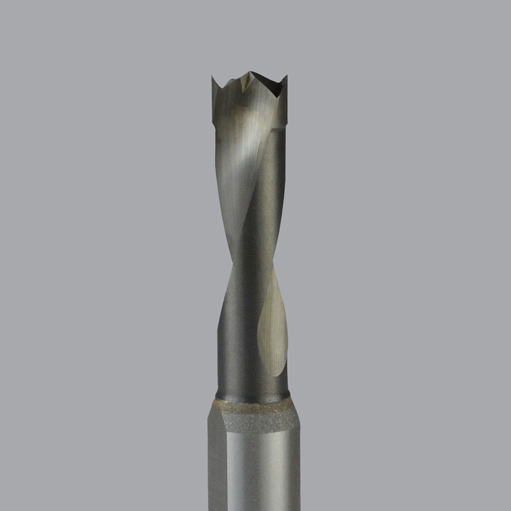 Onsrud 72-033 Solid Carbide boring bit 2FL RH 8.00 mm x 38.00 mm x 70.00 mm OAL For Soft Wood, Hard Wood, Wood Composite, Laminated Wood, 10.00 mm Shank