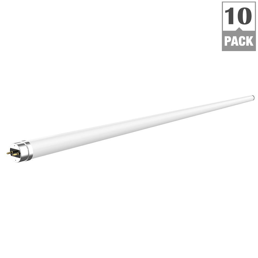 Halco Lighting Technologies 4 ft. 13-Watt T8 Dimmable LED Linear Light Bulb Type A Daylight 5000K (10-Pack)