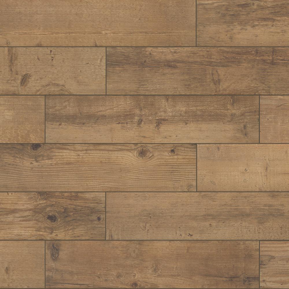 Florida Tile Home Collection Denali Sunset Brown 8 in. x 36 in. Matte Porcelain Floor and Wall Tile (367.2 sq. ft. / pallet)