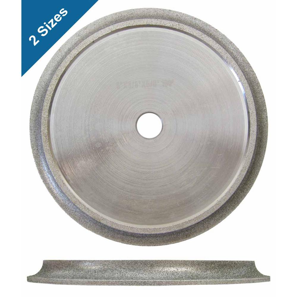 Archer USA 6 in. x 1/2 in. Demi Bull Nose Profile Wheel for Tile Edge Profiling