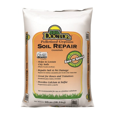 undefined Soil Doctor Pelletized Gypsum Soil Repair 40-lb Organic Gypsum Improves Soil Structure