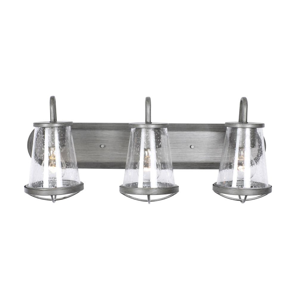 Darby 3-Light Weathered Iron Bath Bar Light
