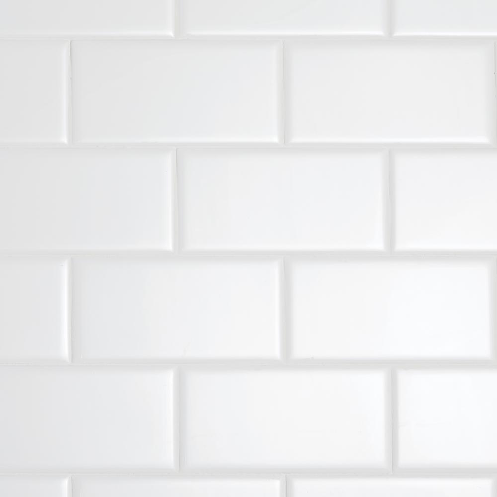 Daltile Restore 3 in. x 6 in. Ceramic Bright White Subway Tile (12.5 sq. ft. / Case)