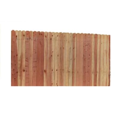 Outdoor Essentials 2-ft H x 6-ft W 2-Pack Cedar-Tone Pressure Treated Pine Wood Fence Panel