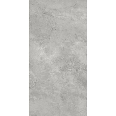 City Gray 12-in x 24-in Glazed Porcelain Stone Look Floor Tile
