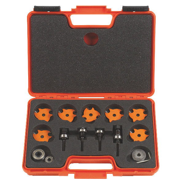 Slot Cutter Set S=1/4” – 1/2” (7-Pcs.) T=3