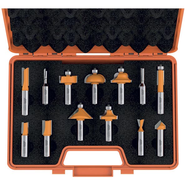 13-Piece Router Bit Set S=1/2”