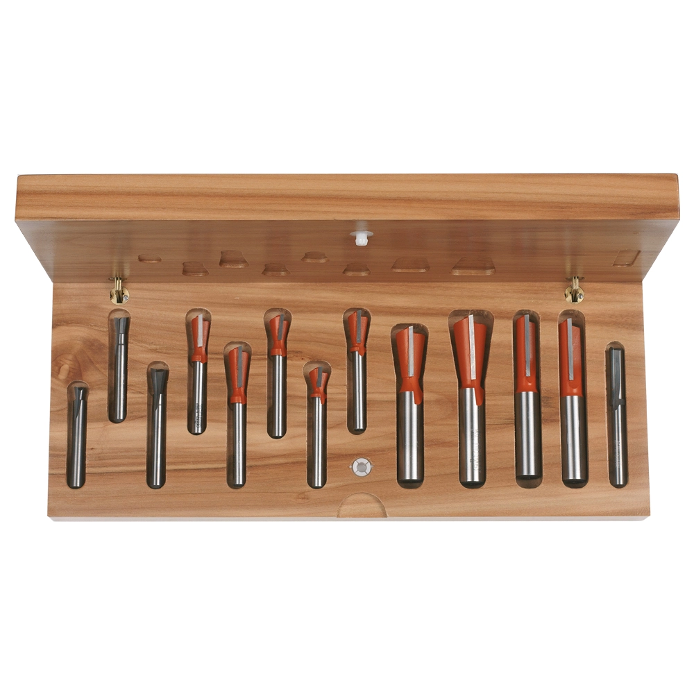 CMT 800.519.11 – 13 PIECE DOVETAIL & STRAIGHT BIT SET