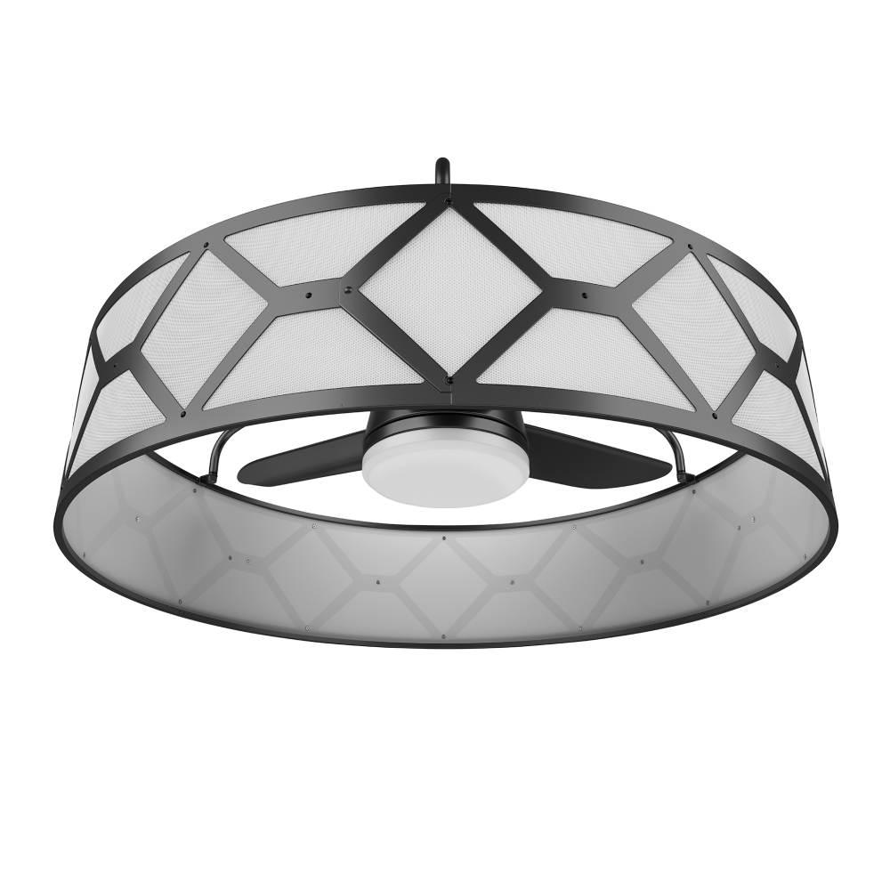 Lancaster 36 in. LED Indoor/Outdoor Ceiling Fan with Remote Control