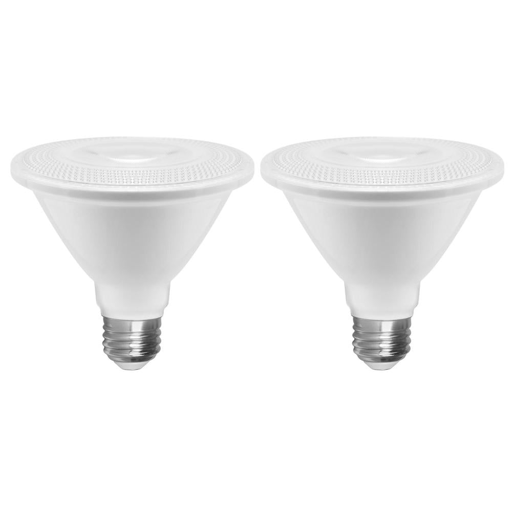 Euri Lighting 75-Watt Equivalent PAR30 Dimmable Short Neck LED Light Bulb (2-Pack)