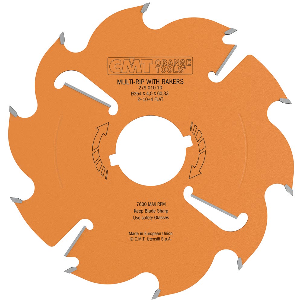 CMT 279.010.10 – PALLET BLADE 10″x2-3/8″ Bore T10+2+2 FLAT